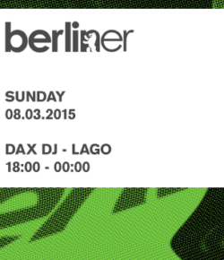 Berliner: Domenica 8 Marzo 2015