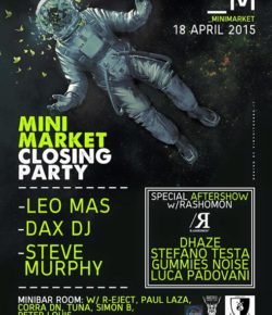 MINIMARKET CLOSING PARTY Sabato 18.04.2015