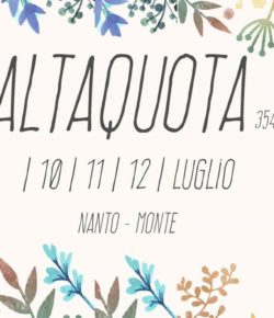 DOMENICA 12 LUGLIO – #ALTAQUOTA