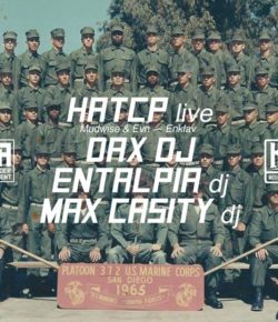 09.01.2016 RUA 014 al K2: HATCP live + DAX DJ + ENTALPIA + MAX CASITY