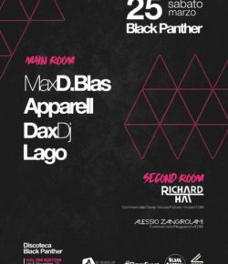 Sabato 25.03.2017 Black Panther