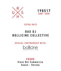 ╳ RUSH 19.05.2017 Extra date