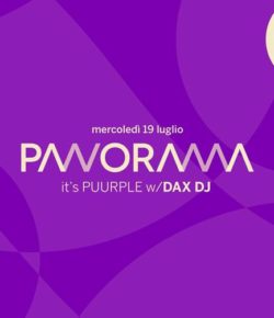 19.07.2017 Panorama it’s Puurple w/ Dj Dax • Terrazza Teatro Vicenza