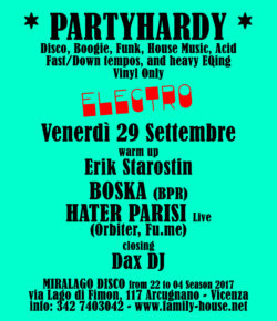 Venerdì 29 / partyhardy
