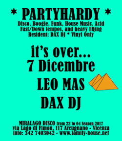 Giovedì 7 / partyhardy