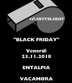 23.11.2018 “BLACK FRIDAY” PARTYHARDY X VACA MORA